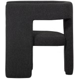 WAW ARMCHAIR BOUCLÉ DARK GREY - CHAIRS, STOOLS